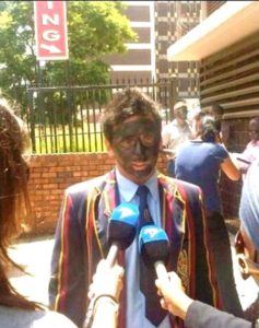 Afrikaans Youths In Black-Face Protest Against Racist University Policies