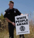 Police Banner - White People Awake CA