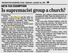 1991-08-26 Wilmington MorningStar - Is COTC a Church?