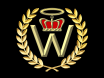 Creator Logo Gold Wreath - Black BG