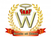 Creator Logo Gold Wreath & Ribbon - White BG
