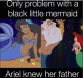 White Little Mermaid vs New Nigger Mermaid