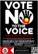 Flyer - Australian Referendum: The Voice - Vote No