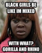 Mixed Race Black Bitch