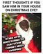 Nigger Santa Pinches Gifts by Breaking into your Chimney