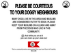 Flyer: Dogs - Muslims - Jews