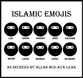Muslim Emoji Chart
