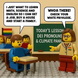 What do you learn in school now?