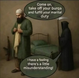 Muslim Mistakes The Grim Reaper for Orthodox Muslim Woman