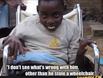 Nigger Pinches a Wheelchair