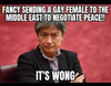 Australia Sends Wong Woman to Middle East to Negotiate Peace