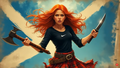 Scotland - Little White Girls Fight The Black Plague
