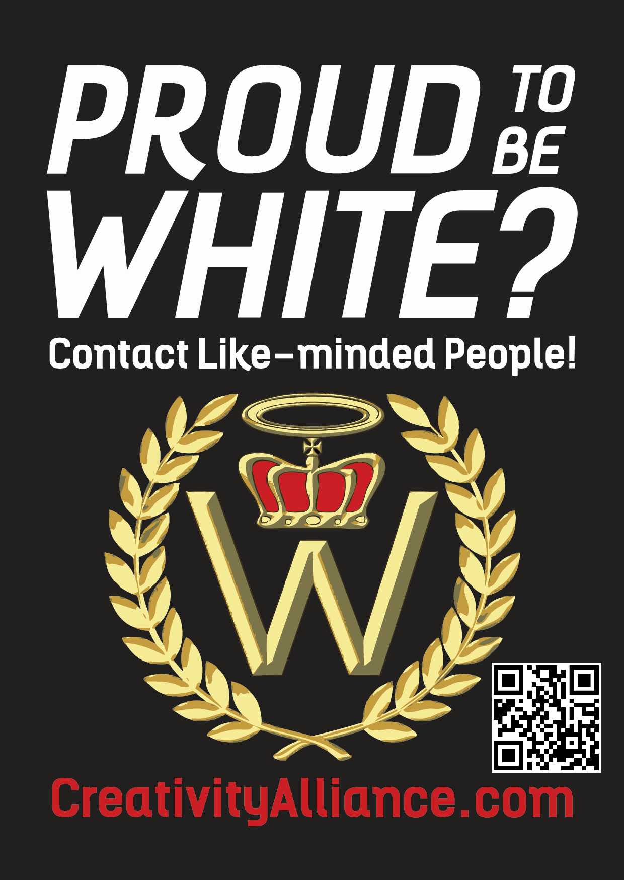 Flyer - Proud to be White?