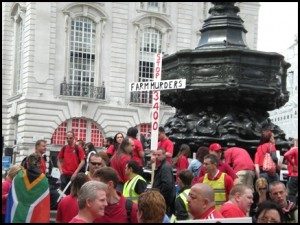 UK Expats In Second Peaceful Protest Against White Genocide