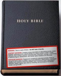 Christian Bible: Unfit for Children